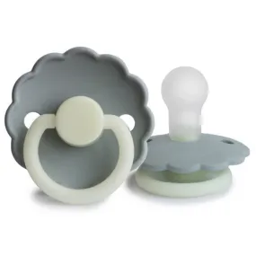 FRIGG Daisy Silicone Pacifier (French Grey Night) - Silicone Size 1