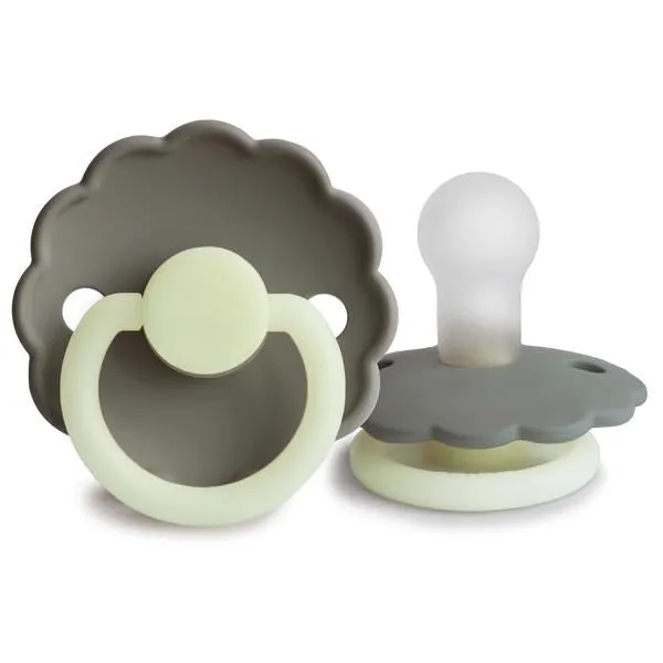 FRIGG Daisy Silicone Pacifier (Portobello Night) - Silicone Size 2