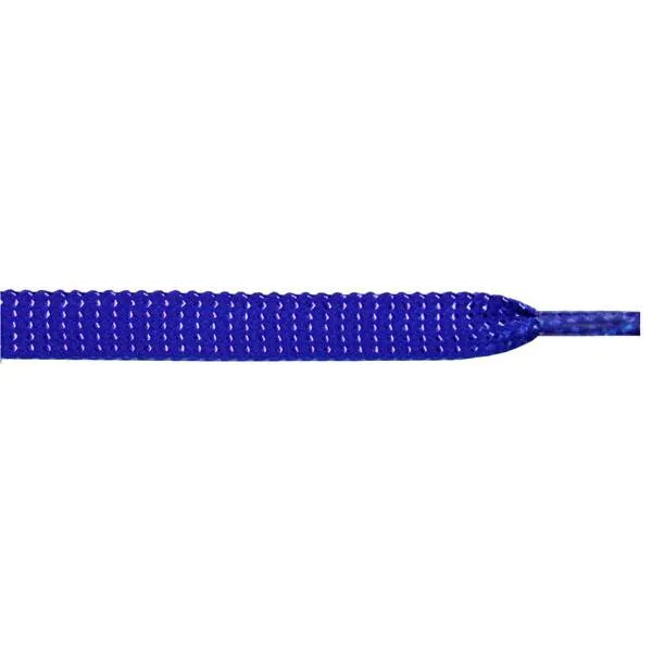 Glitter 3/8" Flat Laces - Royal Blue (1 Pair Pack) Shoelaces