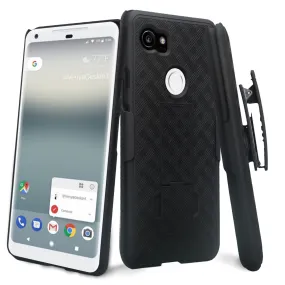 Google Pixel 2 XL Case, Pixel 2 XL Case, Slim Rotating Swivel Clip Rugged Holster Shell Combo Case Cover for Pixel 2 XL