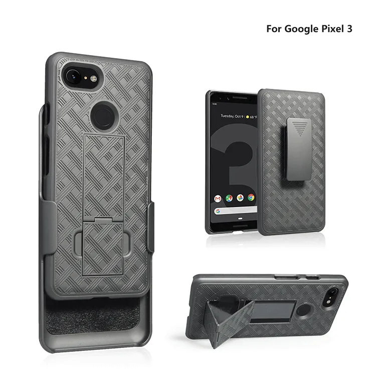 Google Pixel 3 XL Case, Slim Rotating Swivel Clip Rugged Holster Shell Combo Belt Clip Cover