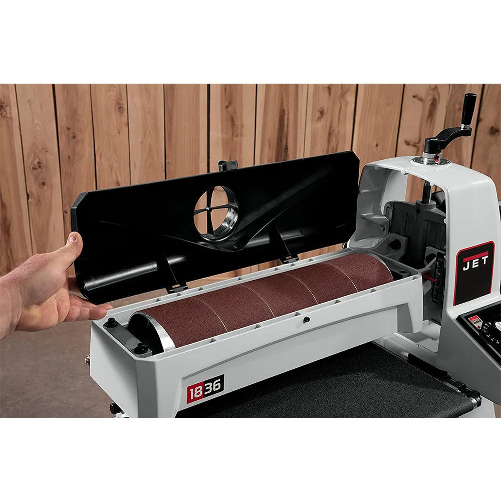 JET 723530K JWDS-1836 Smart Control Drum Sander w/ Stand