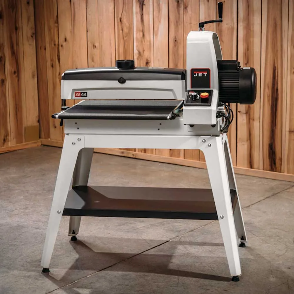 Jet JWDS-2244 115-Volt 5-Inch x 22-Inch Drum Sander w/Open Stand - 723540OSK