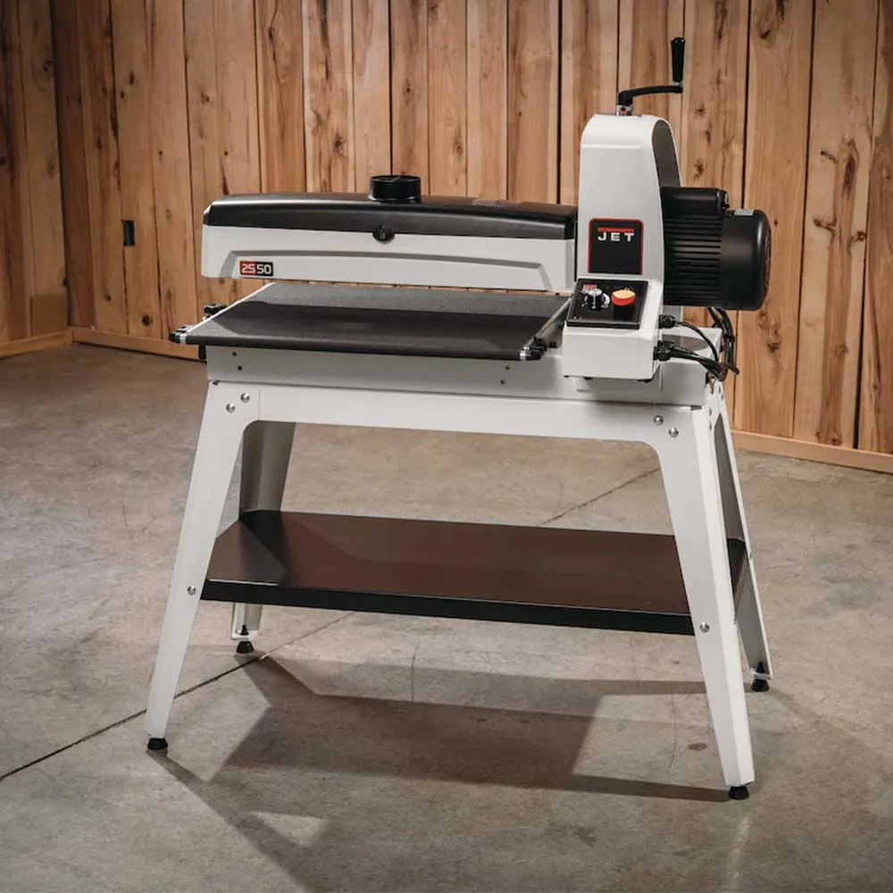 Jet JWDS-2550 115-Volt 5-Inch x 25-Inch Drum Sander w/Open Stand - 723550OSK