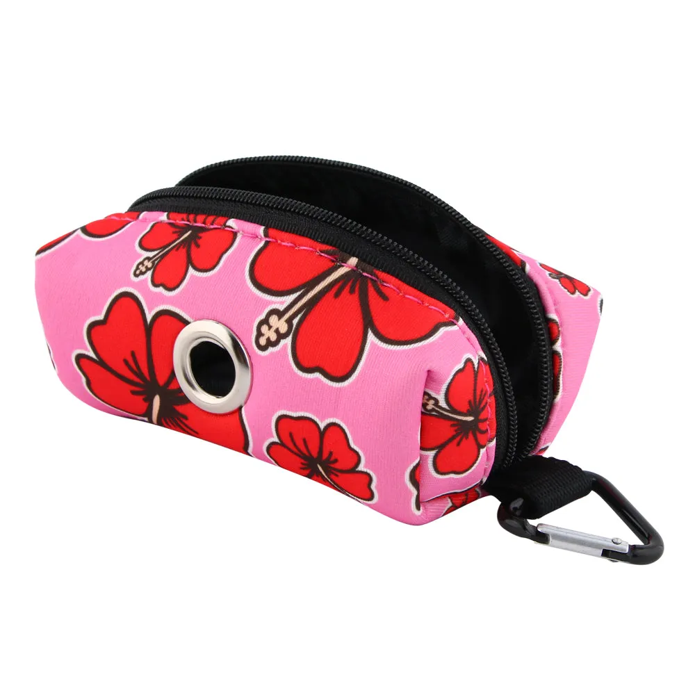 Jibara Amapola Floral Dog Poop Dispenser Bag | Perrandeo Jibaro Pawtriotico