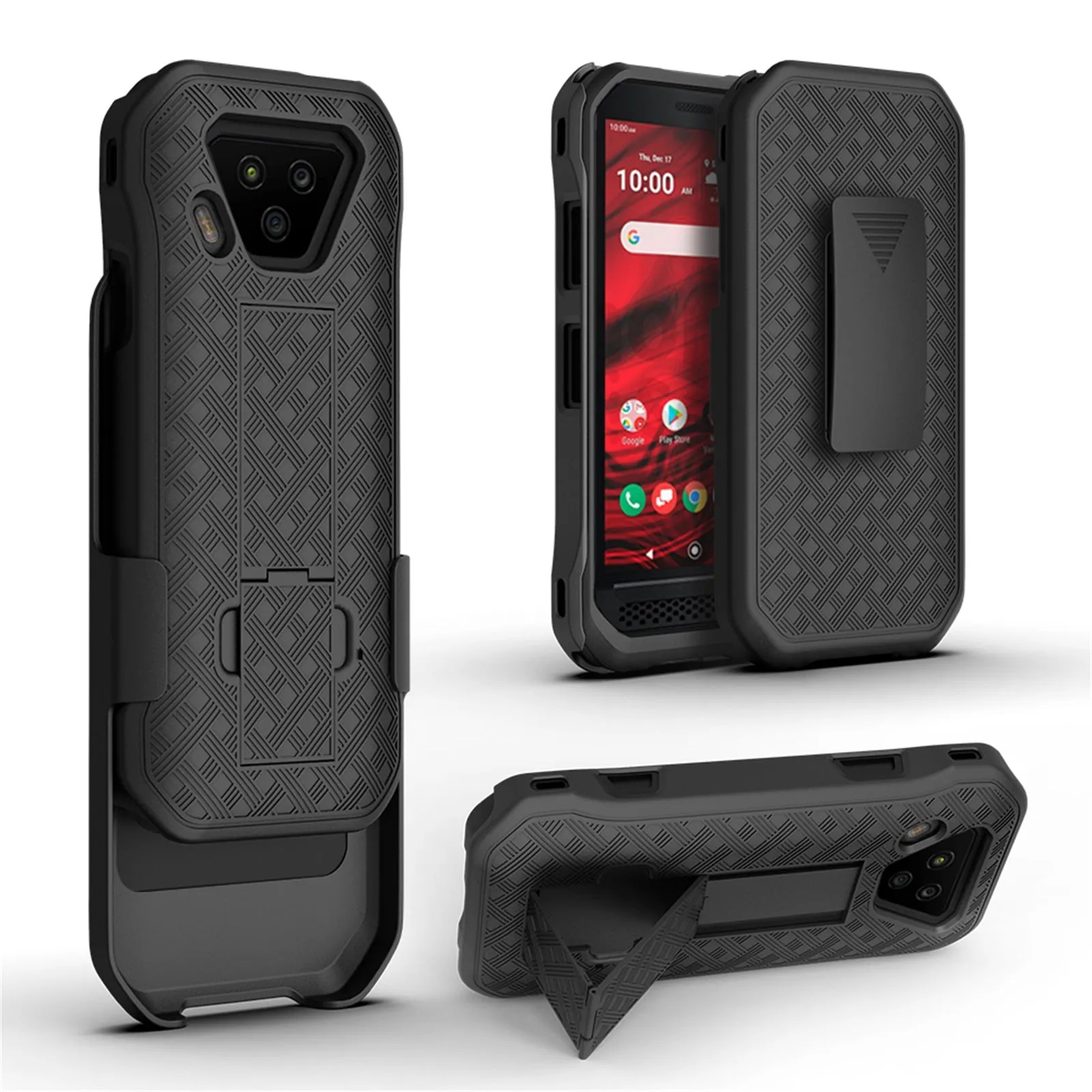 Kyocera DuraForce Ultra 5G Case,DuraForce Ultra 5G Case, Rugged Slim Rotating Swivel Lock Holster Shell Combo Case for DuraForce Ultra 5G