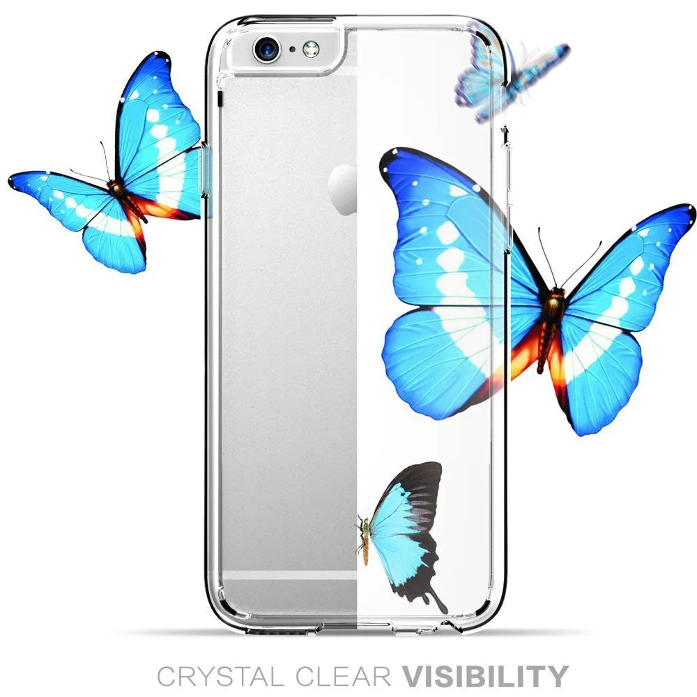 LAX Gadgets Case Protective Clear Scratch-Resistant Cover for iPhone 6 (4.7-Inch) - Retail Packaging - Clear