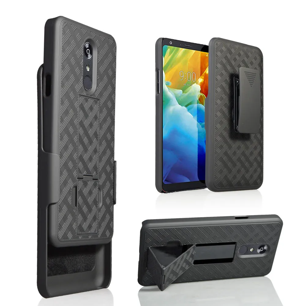 LG Stylo 5 Case, Stylo 5 Case, Rugged Slim Rotating Swivel Lock Holster Shell Combo Case for Stylo 5