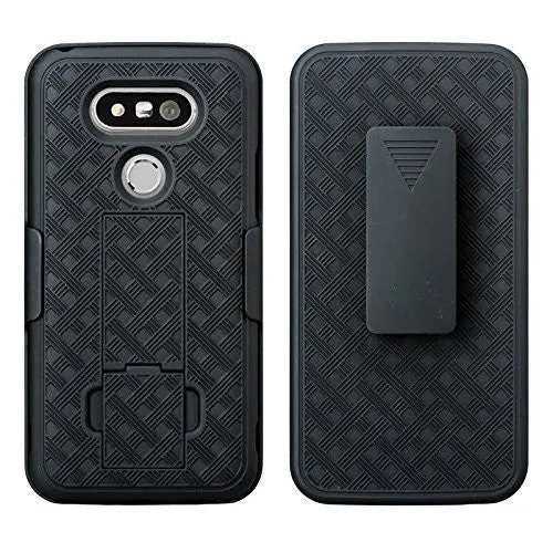 LG V20 Case, Slim Rotating Swivel Clip Holster Shell Combo Case for LG V20