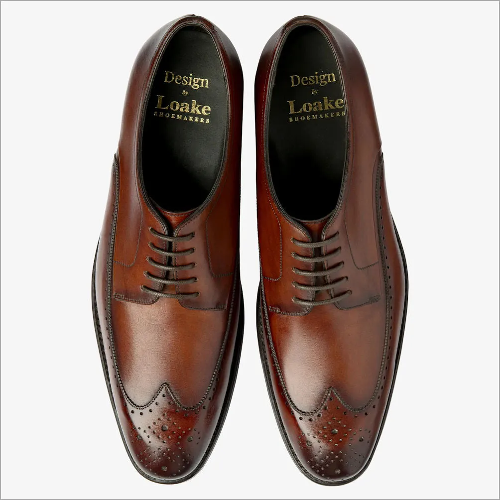 Loake Bale Scotch Patina Calf Leather brogue--