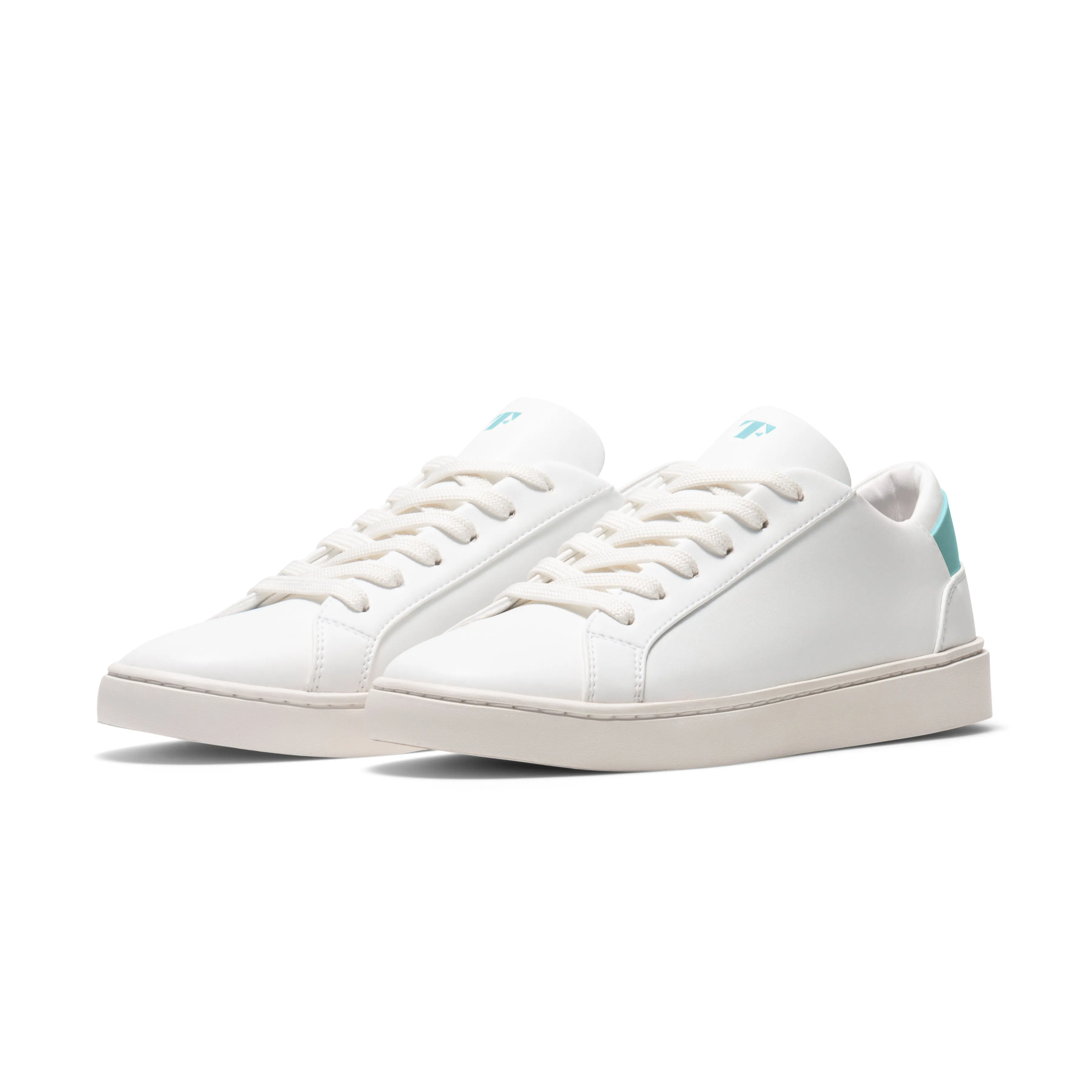 Men's Lace Up | White-Aqua