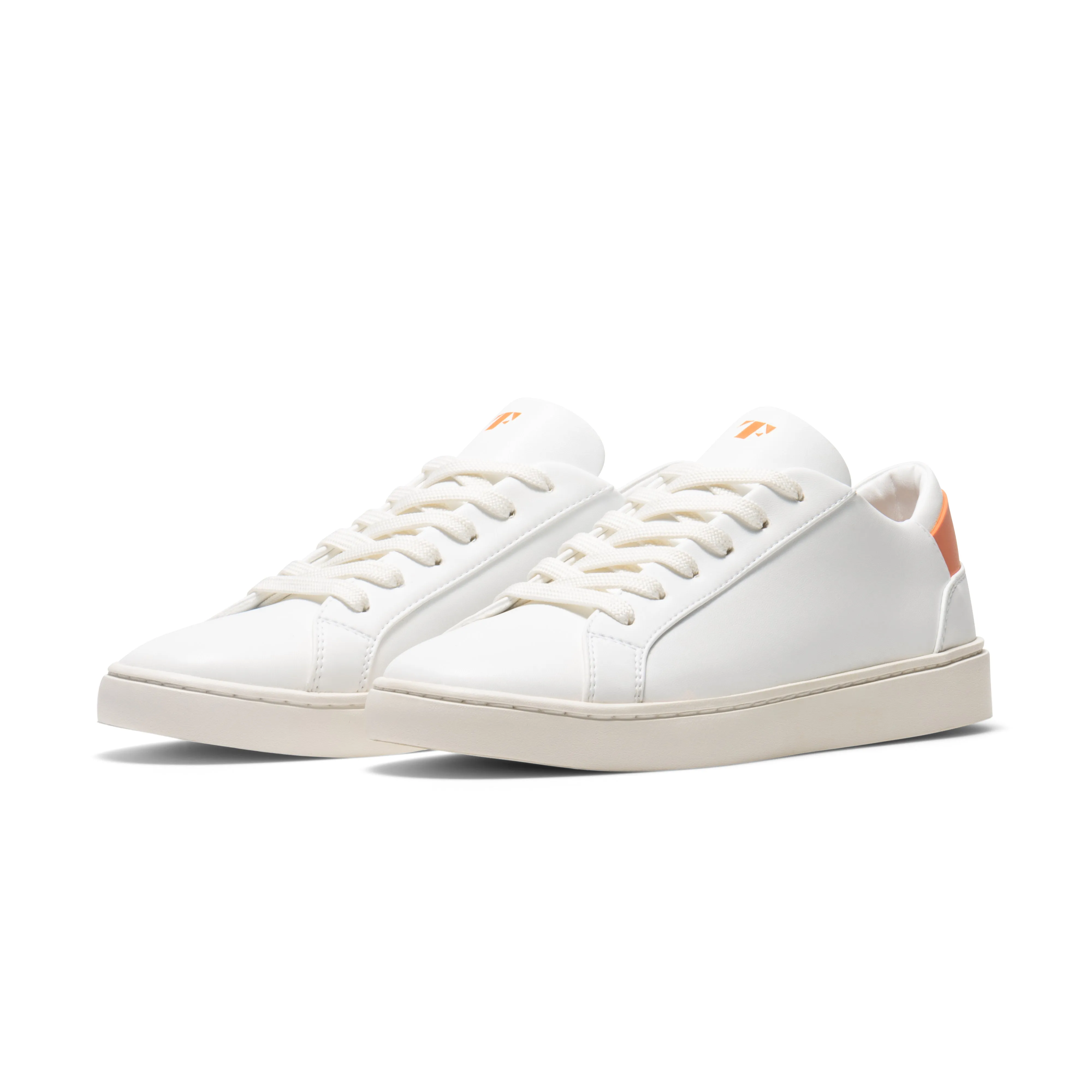 Men's Lace Up | White-Crush Orange