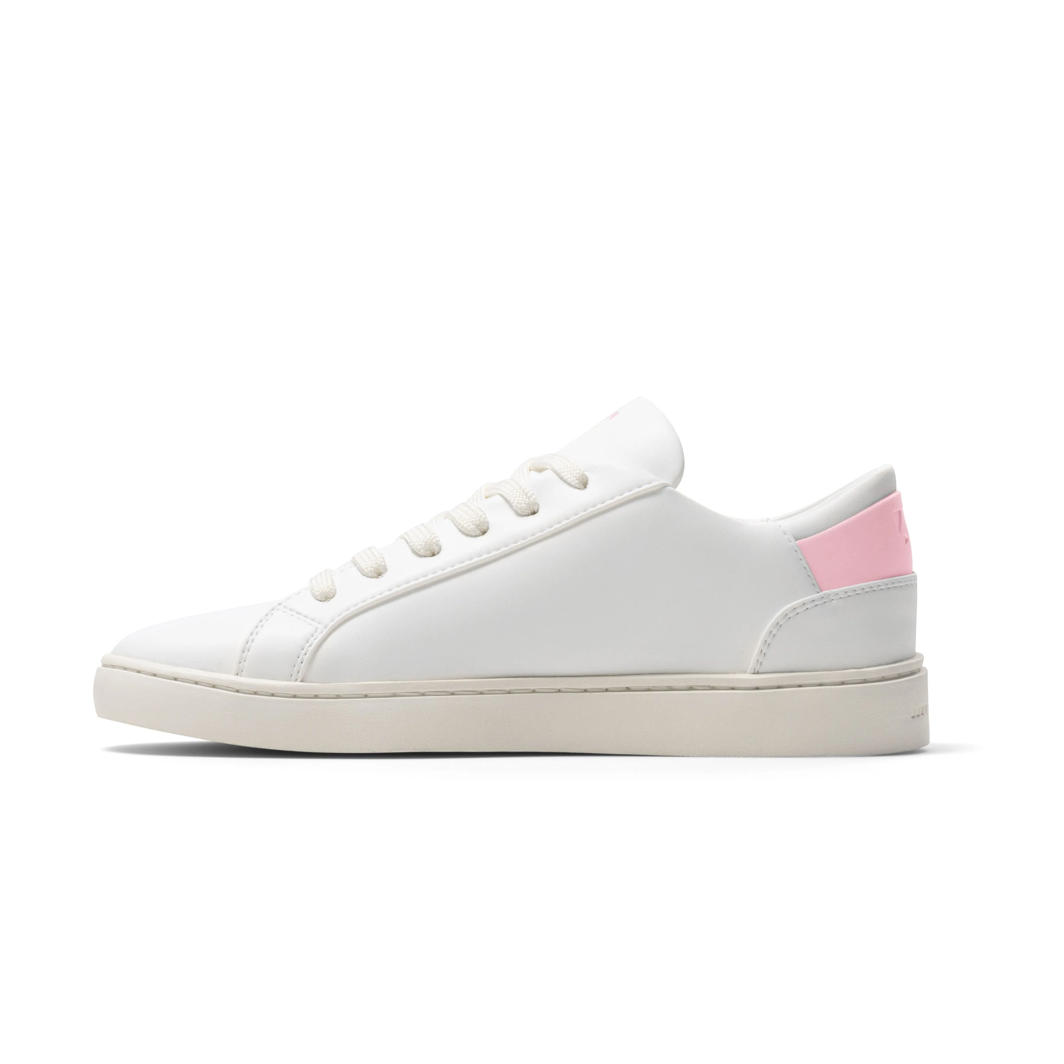 Men's Lace Up | White-Pink