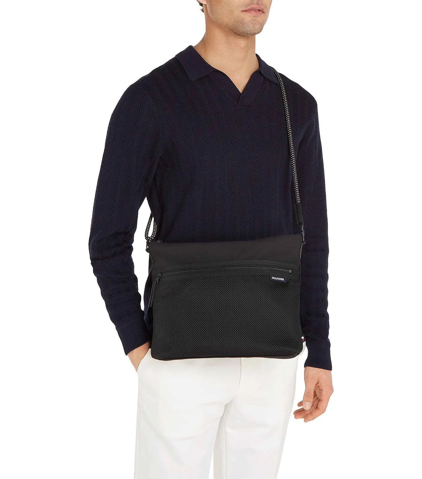 Men's Weather Proof Musette Bag Black