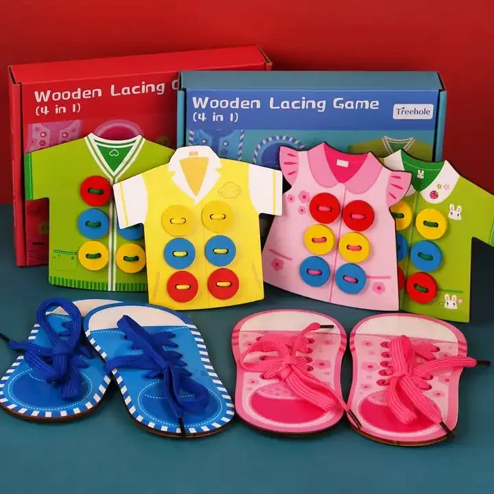 Montessori Practical Life Lacing Set