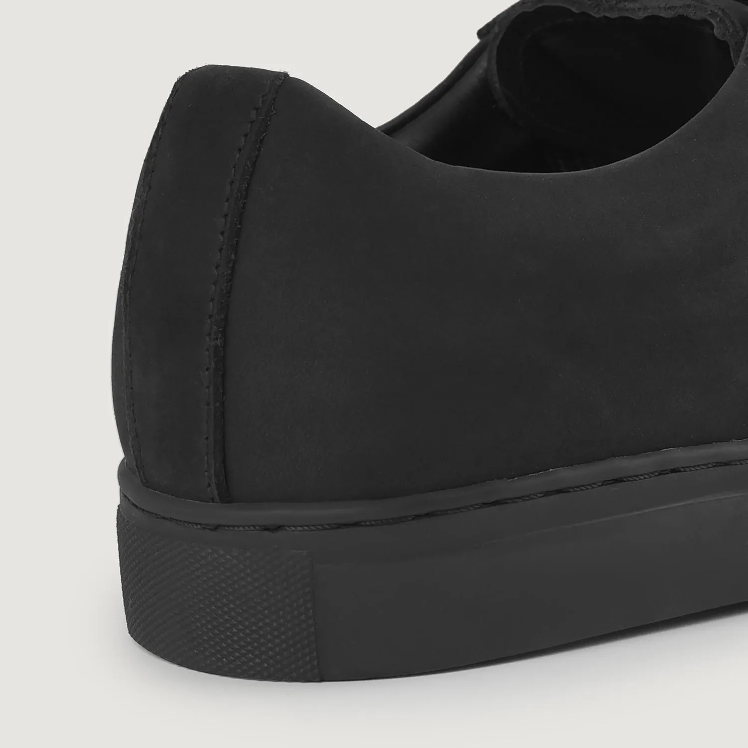 Murphy Low Top Black Nubuck Sneakers