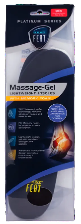 Neat Feat Massage Gel Insoles Men