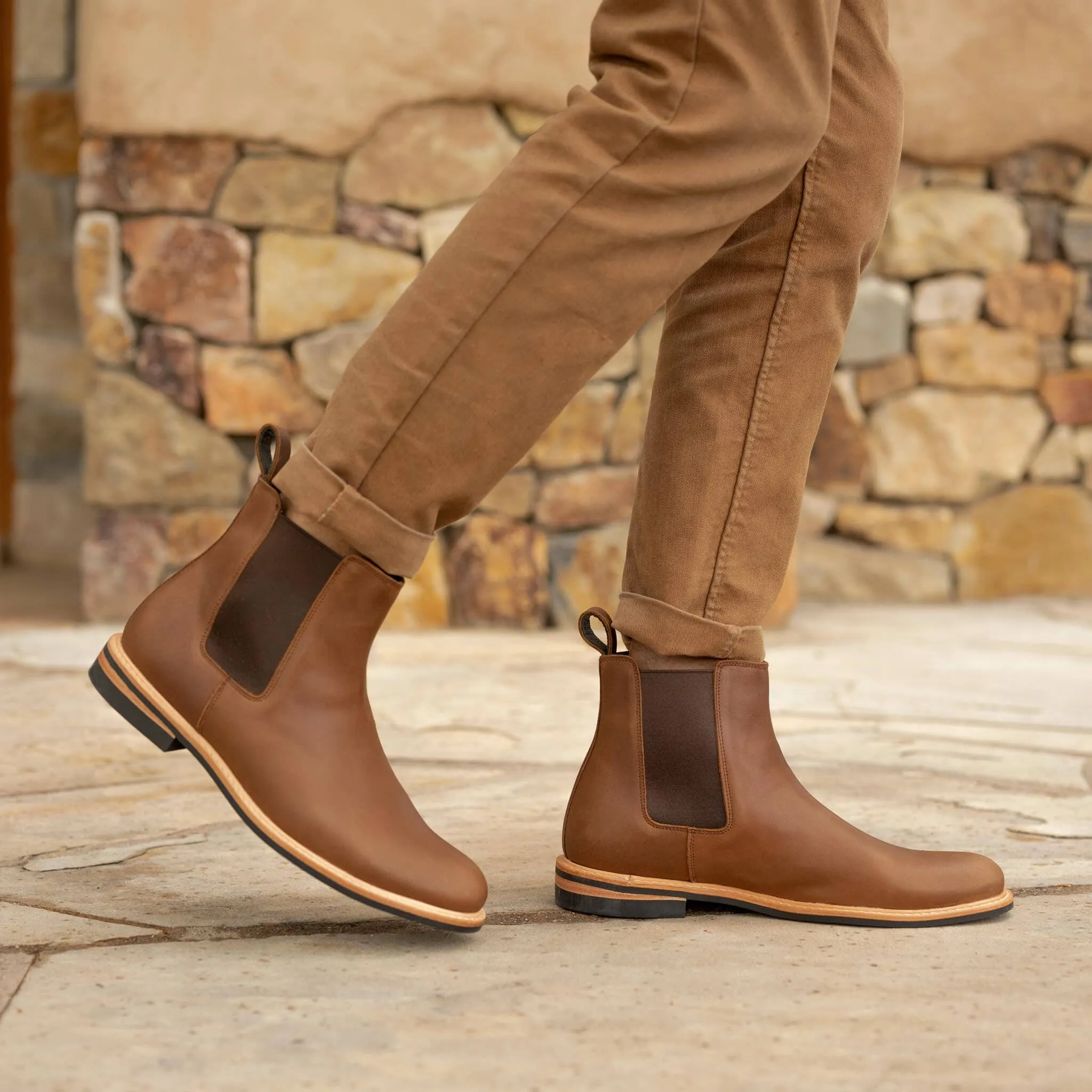 Nisolo Brown All-Weather Chelsea Boot