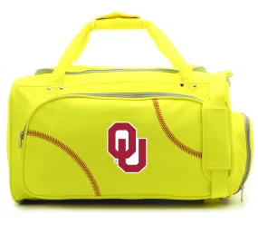 Oklahoma Sooners Softball Duffel Bag