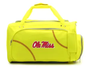 Ole Miss Rebels Softball Duffel Bag