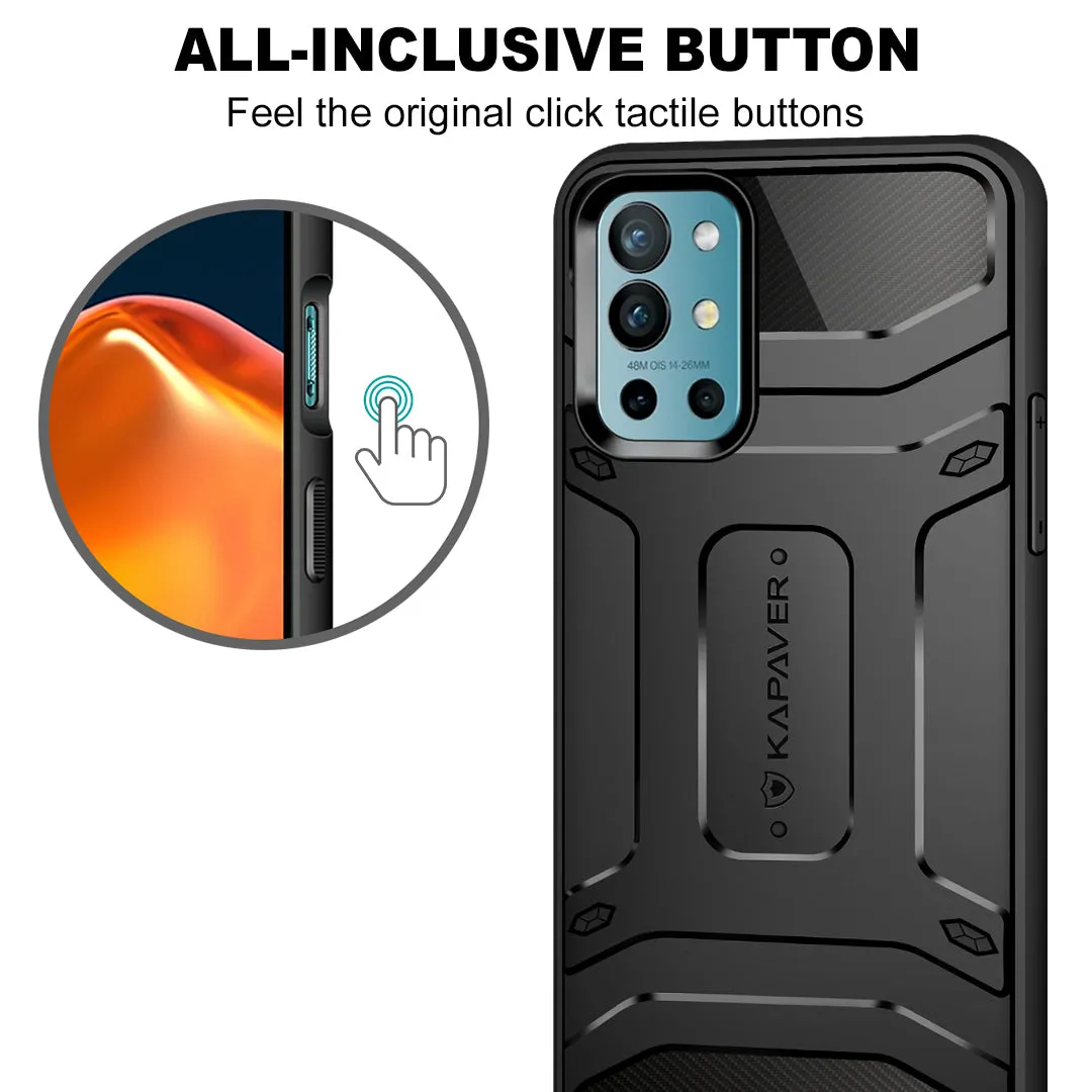 OnePlus 9R 5g Back Cover Case | Rugged -Black