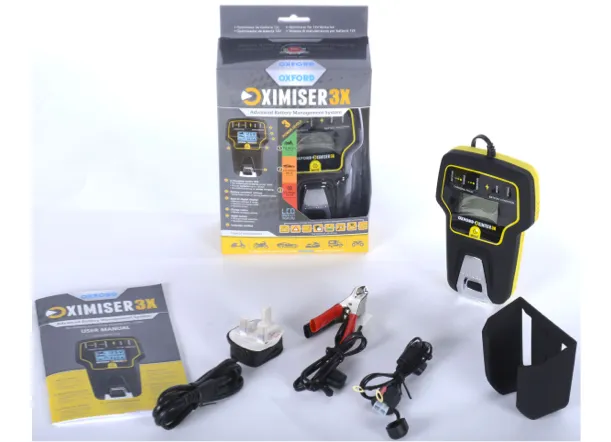 Oxford Oximiser 3X Battery Charger - UK Model