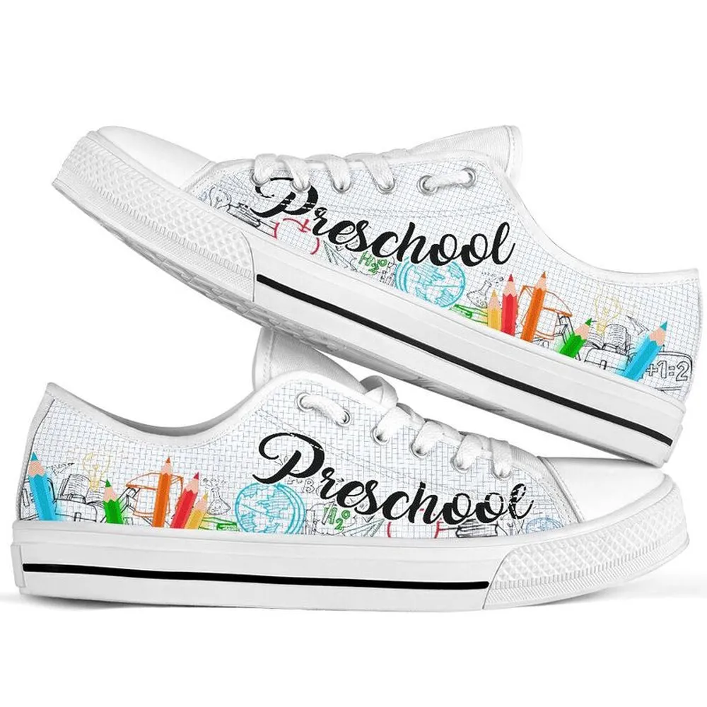 Preschool Pencil Low Top Shoes, Teacher Shoes, Low Top Sneakers