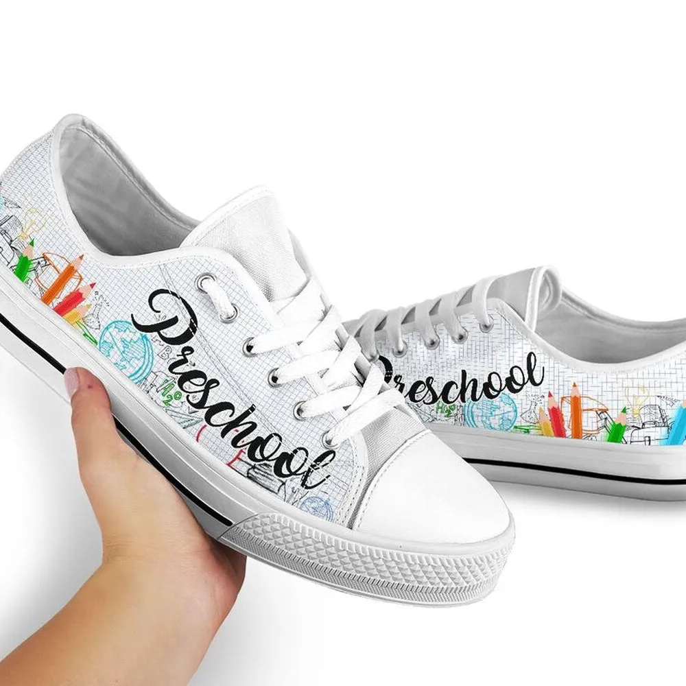 Preschool Pencil Low Top Shoes, Teacher Shoes, Low Top Sneakers