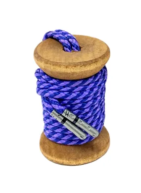 Purple & Navy Striped Dress Laces