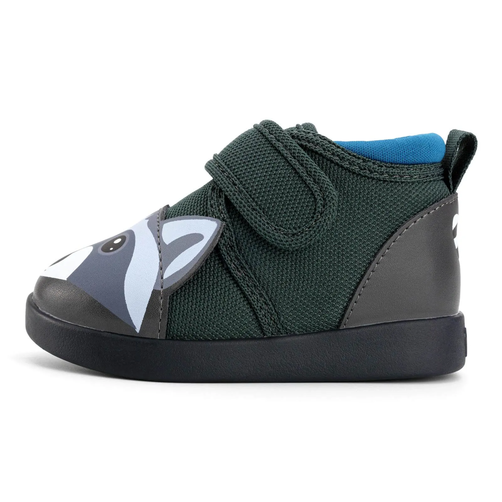 Raccoon Squeakerless Toddler Shoes | Gray