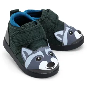 Raccoon Squeakerless Toddler Shoes | Gray