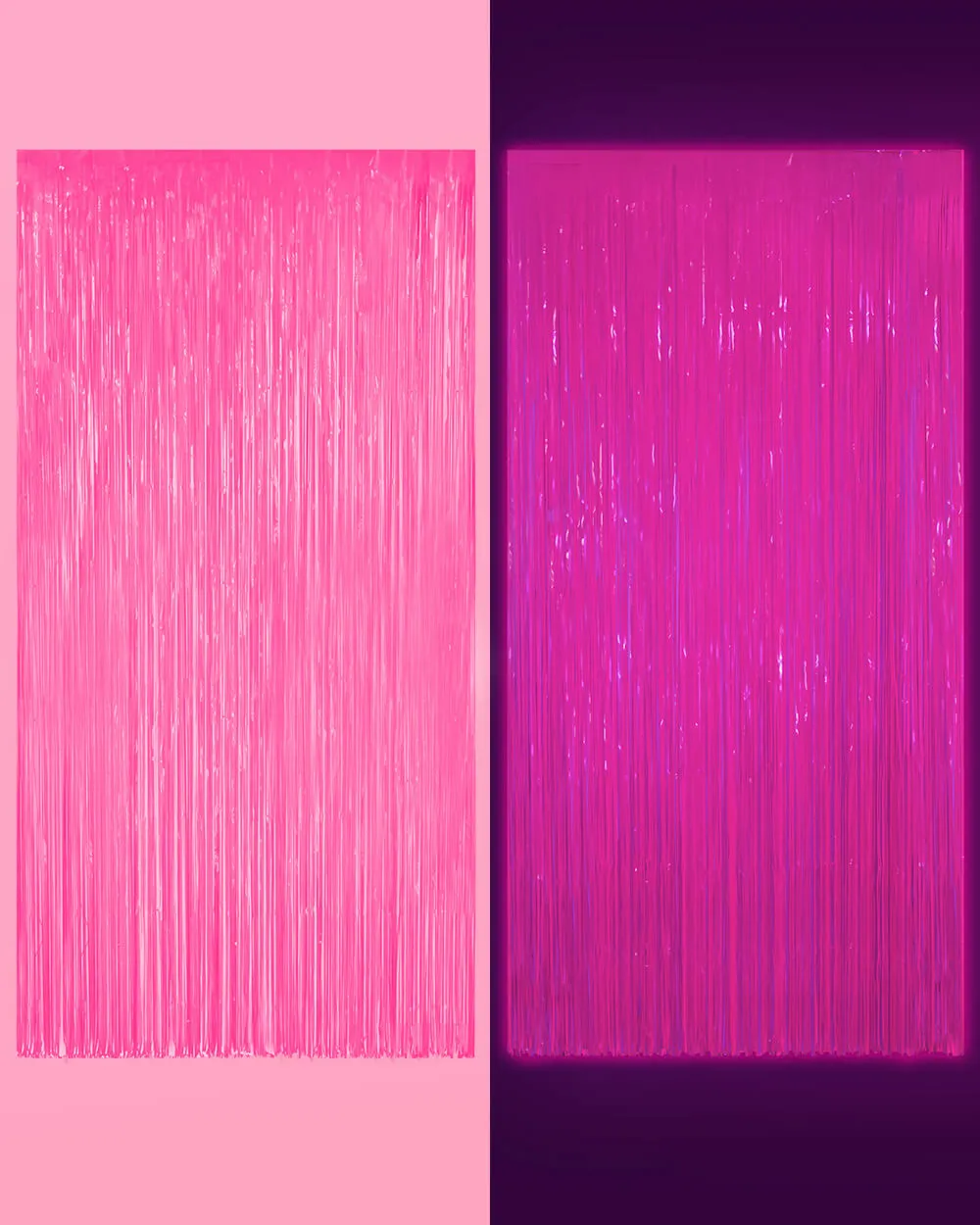 Rave Girl Glo Curtain - matte neon curtain