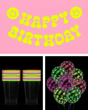 Rave Girl Pack - cups, balloons   banner