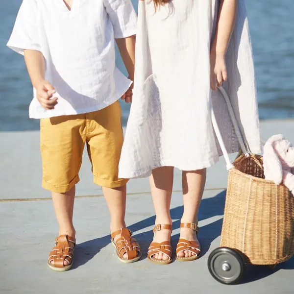 Salt Water by Hoy Kids Shoes Sun-San - Sailor Sandal  [Multi-color]