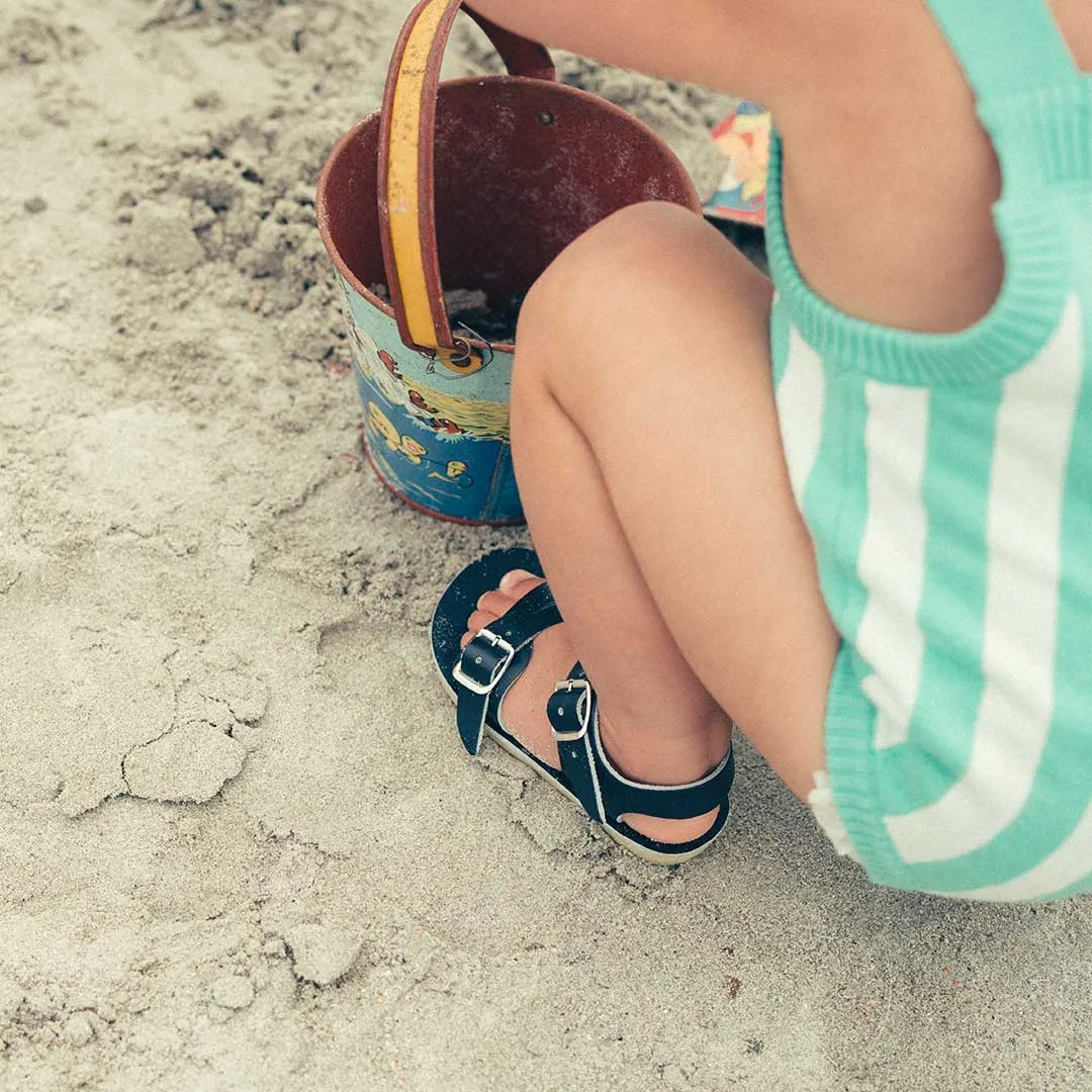 Salt Water by Hoy Kids Shoes Sun-San - Surfer Sandal in Navy