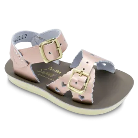 Salt Water by Hoy Kids Shoes Sun-San - Sweetheart Sandal in Shiny Pink