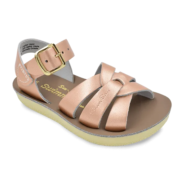 Salt Water by Hoy Kids Shoes Sun-San - Swimmer Sandal in Rose Gold