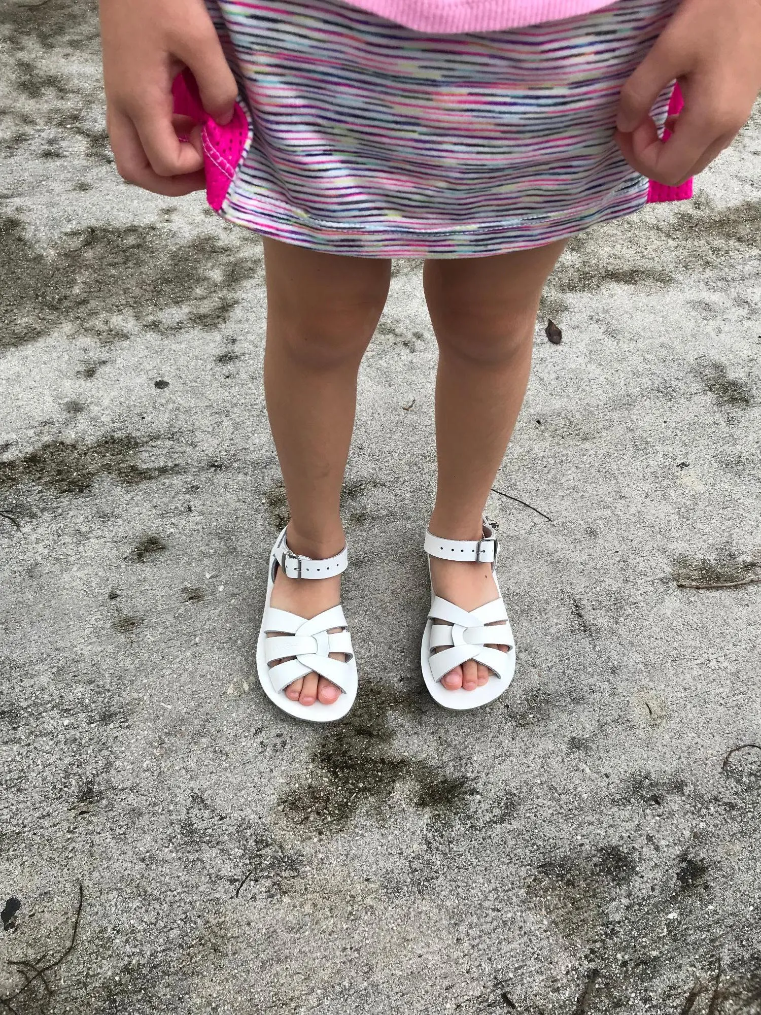 Salt Water by Hoy Kids Shoes Sun-San - Swimmer Sandal in Rose Gold