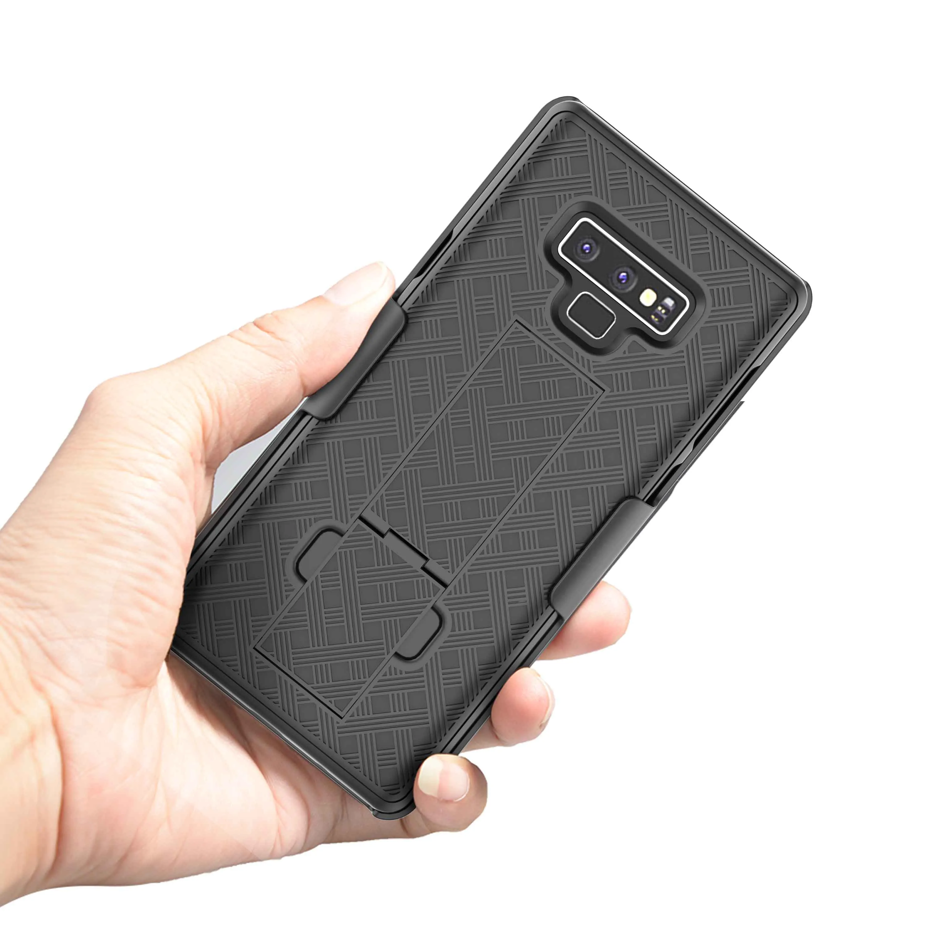 Samsung Galaxy Note 9 , SM-N960U Case, Rugged Slim Rotating Swivel Lock Holster Shell Combo Clip Cover For Galaxy Note 9