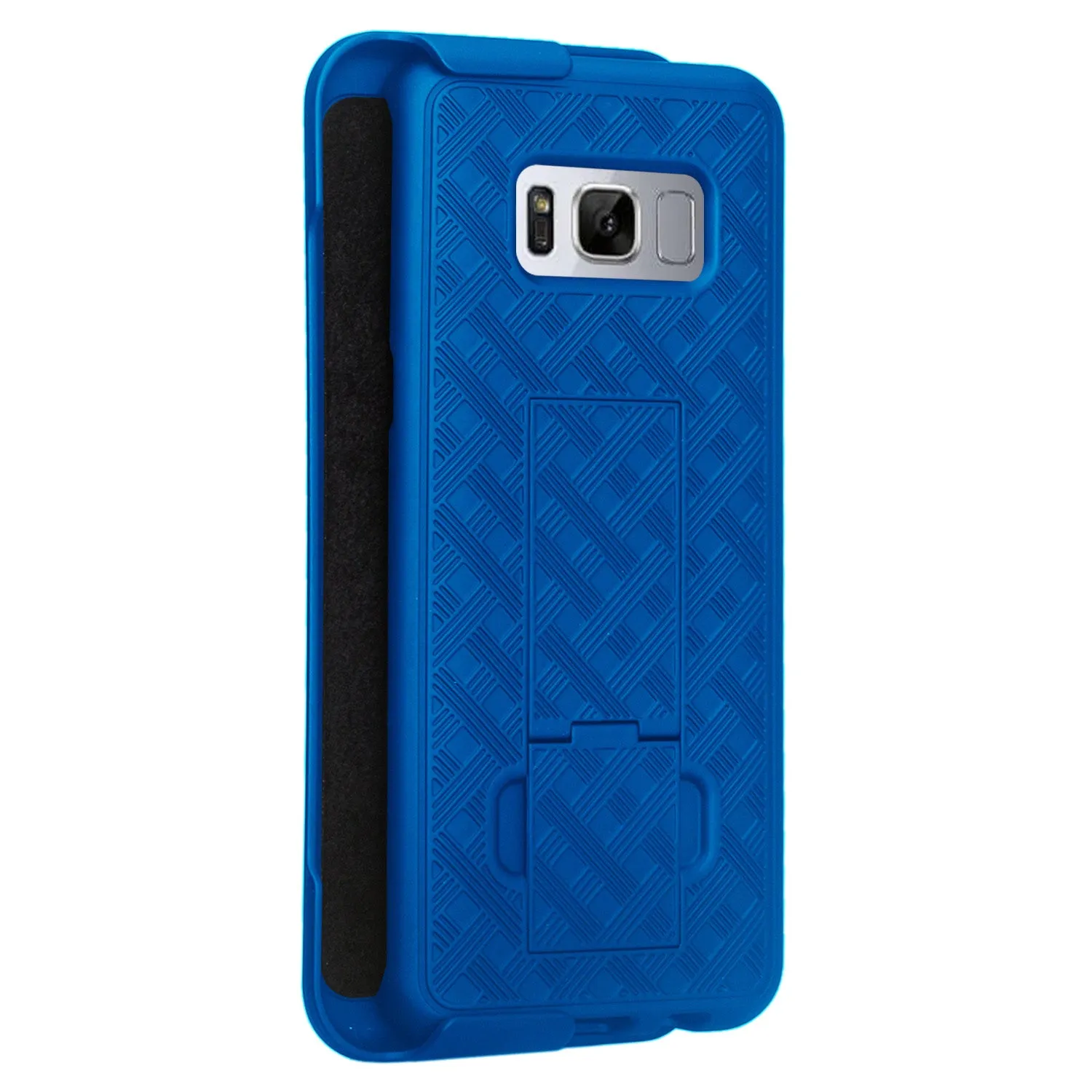 Samsung Galaxy S8 Case, SM-G950 Case, Rugged Slim Rotating Swivel Lock Holster Shell Combo Case for Galaxy S8 -Blue