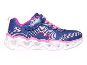 Skechers 302689L Heart Lights® - Retro Hearts - Navy Multi