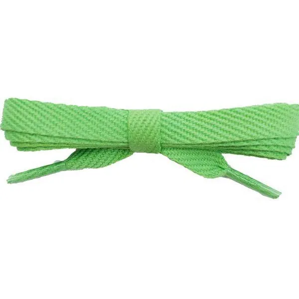 Spool - 3/8" Cotton Flat - Spring Green (144 yards) Shoelaces