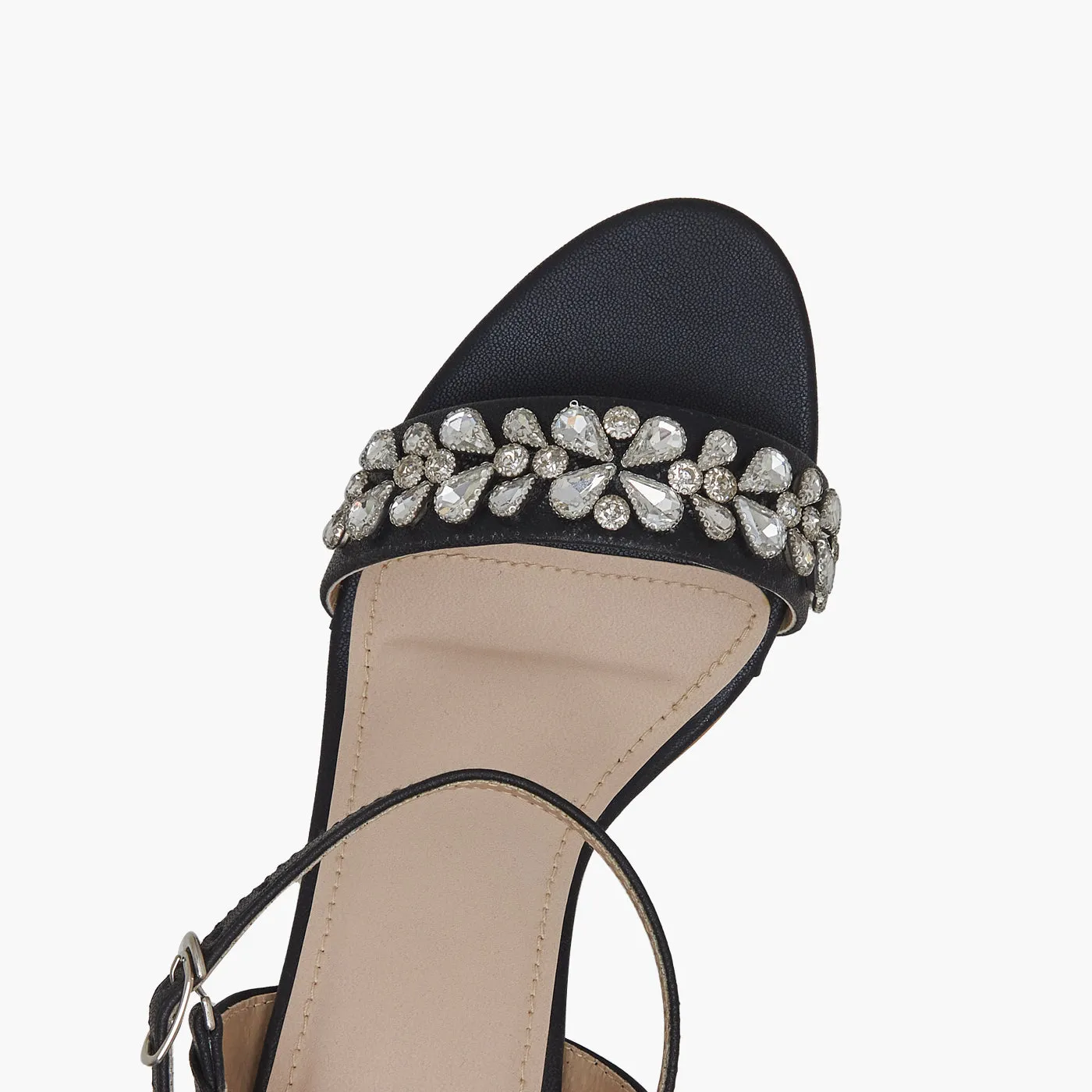 Stone Embellished Women's Heels