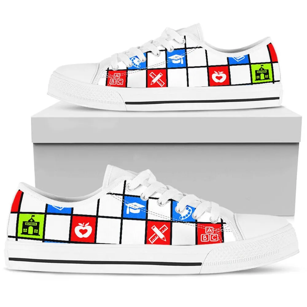 Teacher 3C Pixel Lowtop Shoes, Teacher Shoes, Low Top Sneakers