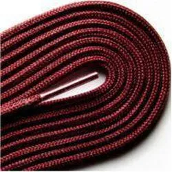 Thin Round Fashion Dress 1/8" Laces - Maroon (2 Pair Pack) Shoelaces