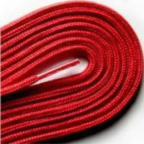 Thin Round Fashion Dress 1/8" Laces - Scarlet Red (2 Pair Pack) Shoelaces