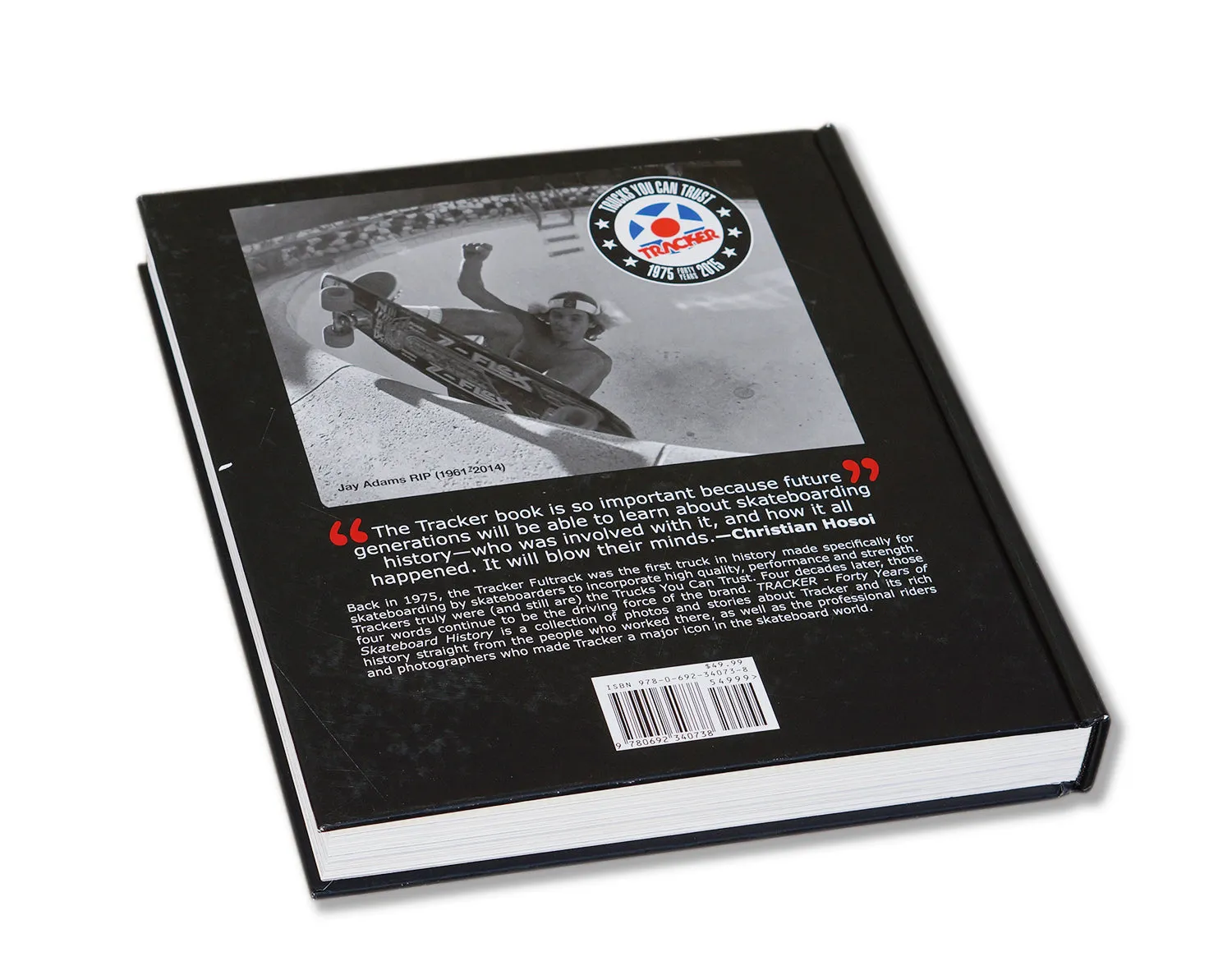 TRACKER TRUCKS 40TH ANNIVERSARY BOOK