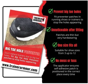 Trainer Armour - Big Toe Hole Preventer shoe repair