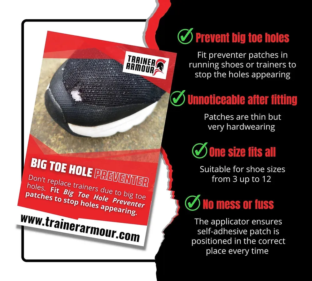 Trainer Armour Big Toe Hole Preventer