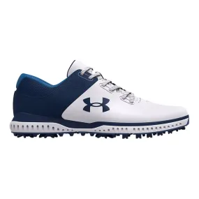 Under Armour Medal RST 2 Wide (E) Golf Shoes - White/Academy